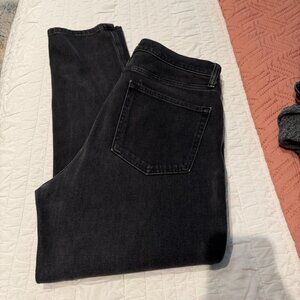 Banana Republic Hi-rise slim black jeans